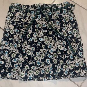 Ann Taylor Loft print skirt 10P NWT